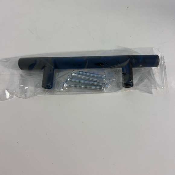 Black Metal Handle with Screws Cabinet Hardware 11 pieces - Picture 2 of 3